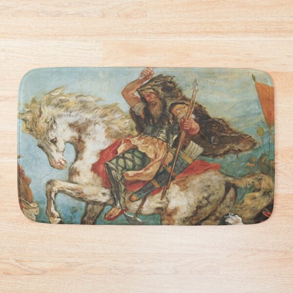 Item preview, Attila and his Hordes Overrun Italy by Eugene Delacroix designed and sold by VikingRunes.