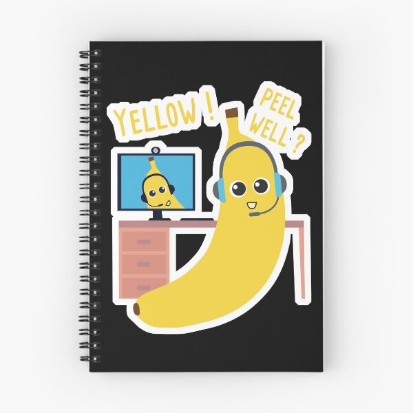 Item preview,  Peel = feel yellow bananas with a video conference designed and sold by Catcrea.