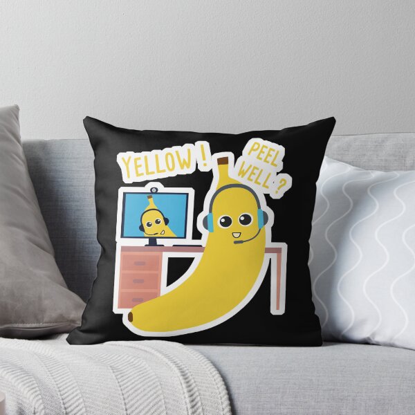 Item preview,  Peel = feel yellow bananas with a video conference designed and sold by Catcrea.