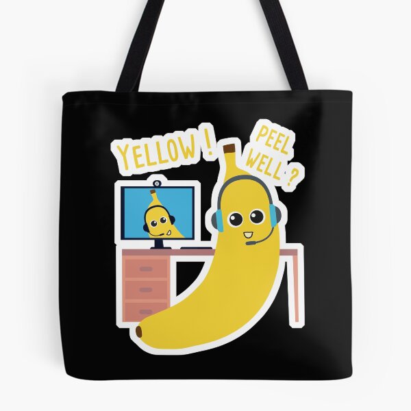 Item preview,  Peel = feel yellow bananas with a video conference designed and sold by Catcrea.