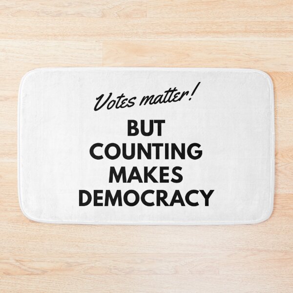 Item preview, Votes Matter! But Counting Makes Democracy For Trump Resistant designed and sold by mcshirtface.