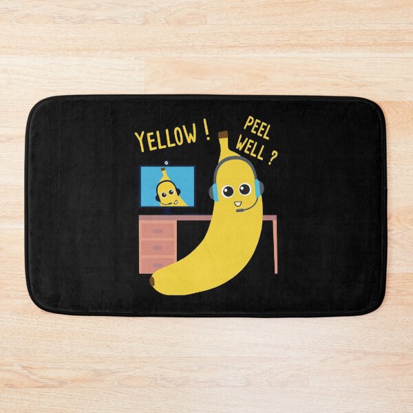 Item preview,  Peel = feel yellow bananas with a video conference designed and sold by Catcrea.
