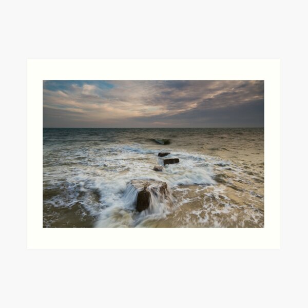 Seaford rocks Art Print