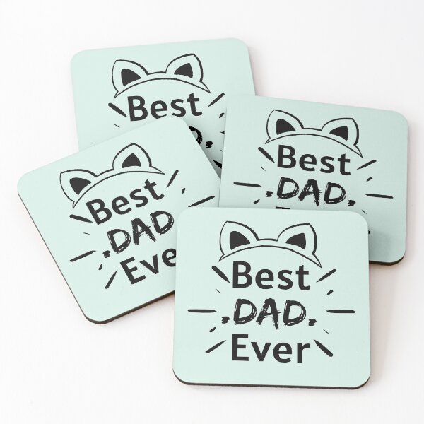 Item preview, Best dad ever cute cat designed and sold by Jenmag.