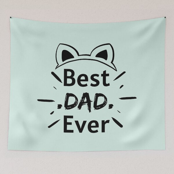 Item preview, Best dad ever cute cat designed and sold by Jenmag.