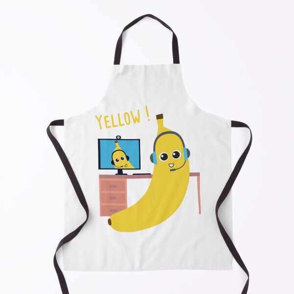 Item preview, funny Pun yellow bananas with a video conference designed and sold by Catcrea.