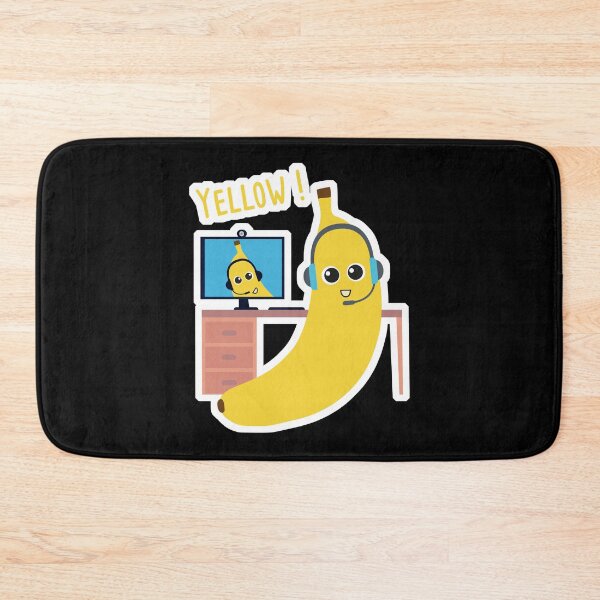 Item preview, funny Pun yellow bananas with a video conference designed and sold by Catcrea.