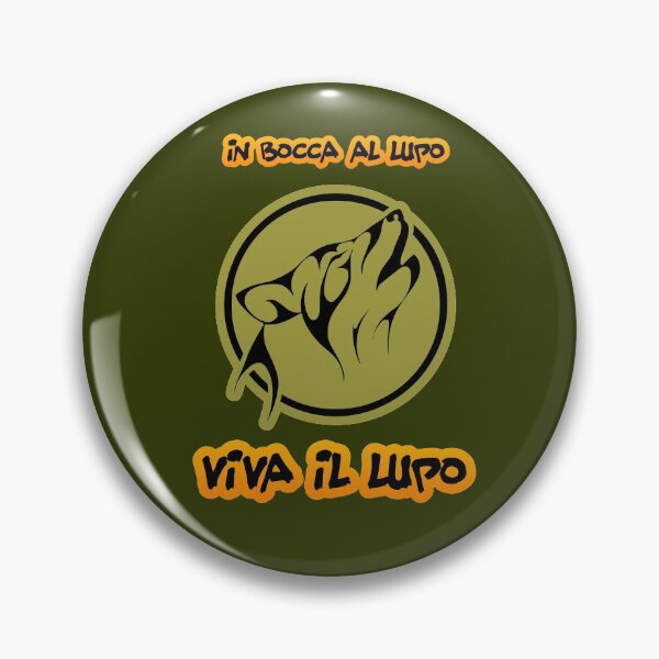Item preview, In Bocca al Lupo ... Viva il Lupo designed and sold by Pino 'Delfino' Esposito.