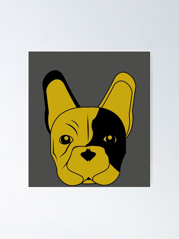 "Mustard (moutarde) French Bulldog cute stickers cute tshirts