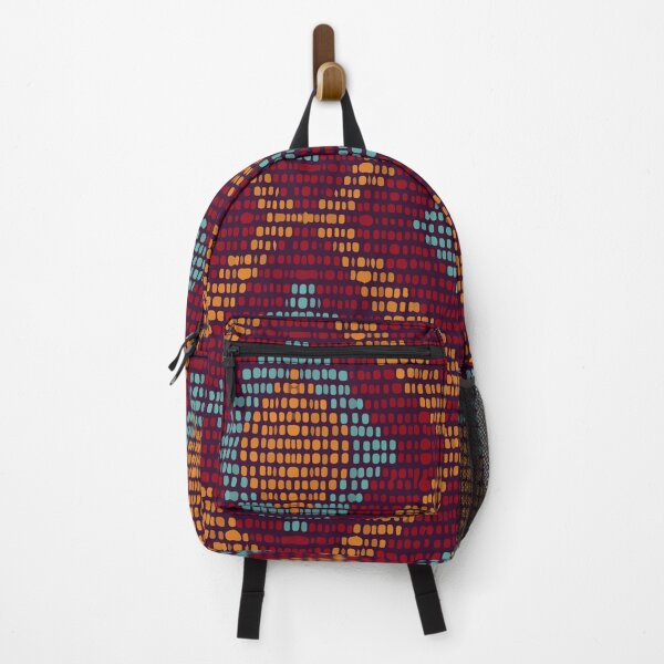 Repeat the cold chevron seamless pattern Backpack