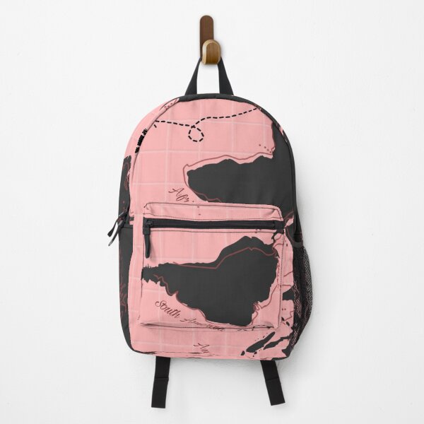 Item preview, World map adventure traveling in bright pink illustrations. designed and sold by M-Osamah.