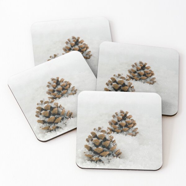 Item preview, Fir Cones in a Snow Scene designed and sold by MarkUK97.