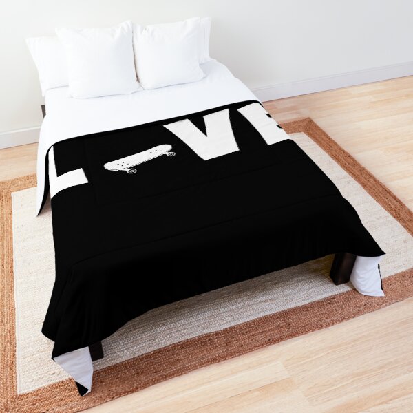 Skateboard Love Shirt , Gift For Skateboards Lovers Comforter