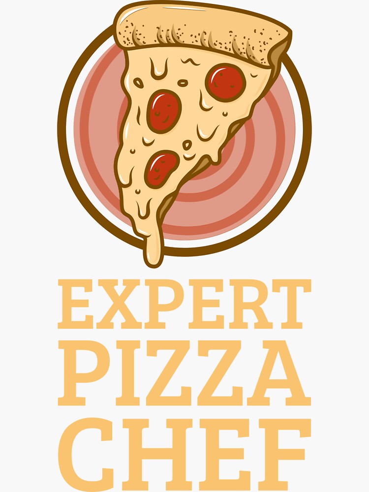 "Microwave Soggy Funny Expert Pizza Chef Quote Meme" Sticker for Sale