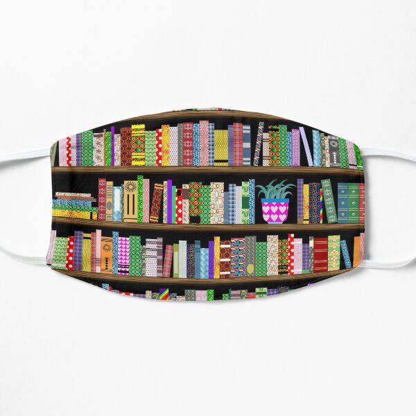 On the Shelves Flat Mask
