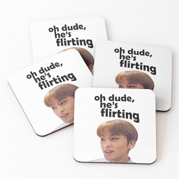 Item preview, "oh dude, he's flirting" -mark lee designed and sold by deeriijs.