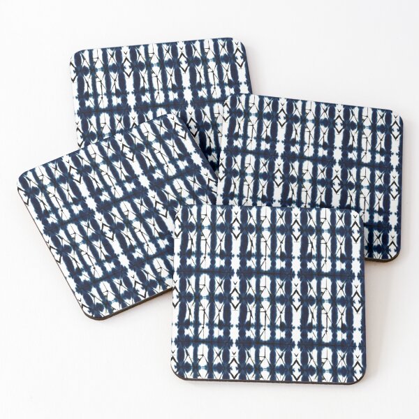 Item preview, Diamond Shibori Indigo Pattern designed and sold by SandAndChi.