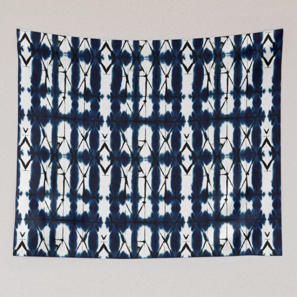 Item preview, Diamond Shibori Indigo Pattern designed and sold by SandAndChi.