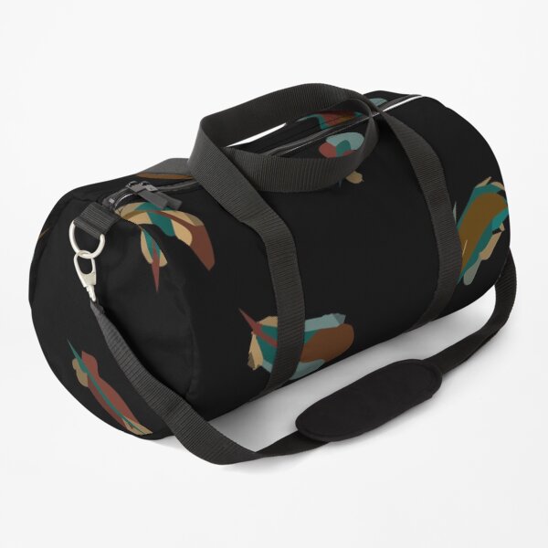 Seamless pattern of colored feathers Duffle Bag