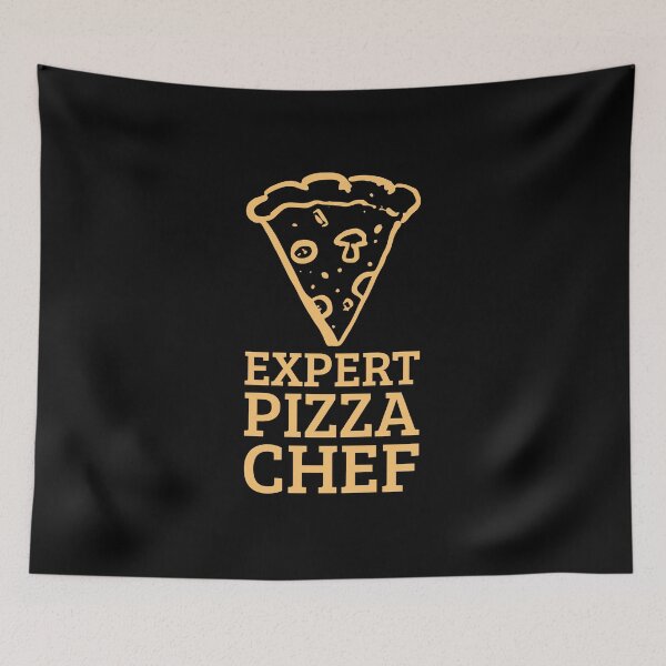 Item preview, Simple Outline Funny Expert Pizza Chef Quote Meme designed and sold by quoteology.