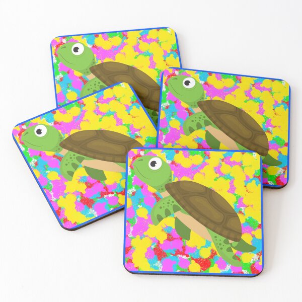 Item preview, Turtle Pop Colour/Color Tie Dye Background Funky Cool designed and sold by IBMClothing.