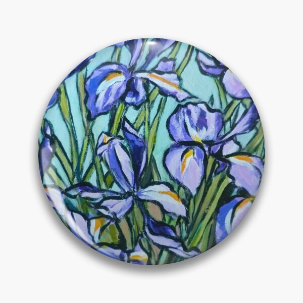 Artikelvorschau, Iris © entworfen und verkauft von Elizabeth Moore Golding.