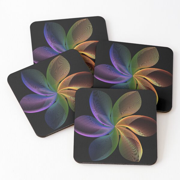 Item preview, Colorful rainbow flower -bestseller designed and sold by August-E.