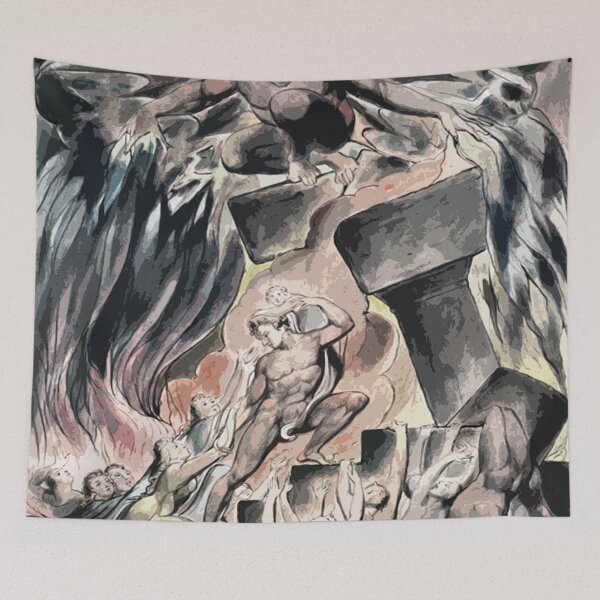 Item preview, Job's Evil Dreams by William Blake designed and sold by VikingRunes.