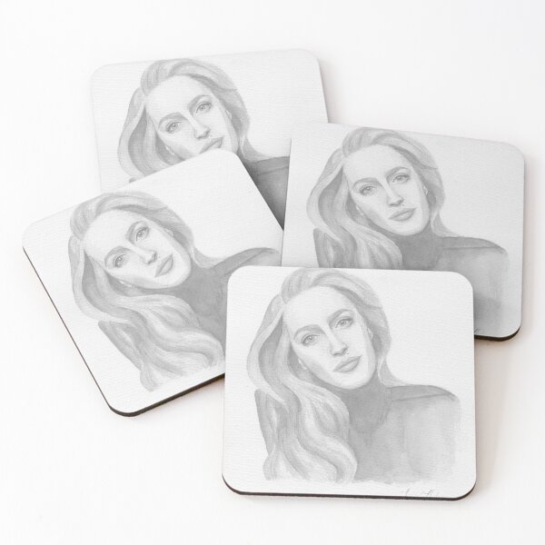Item preview, Gillian Anderson All About Eve Watercolour Painting Pencil Drawing Portrait designed and sold by scullysblazer.