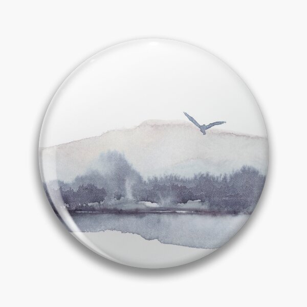 Item preview,  dreamy minimalist watercolor landscape designed and sold by LuciaS.