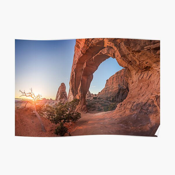 Arches Sunrise Poster