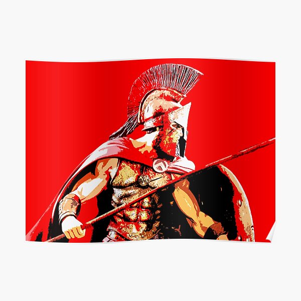 Leonidas Posters Redbubble