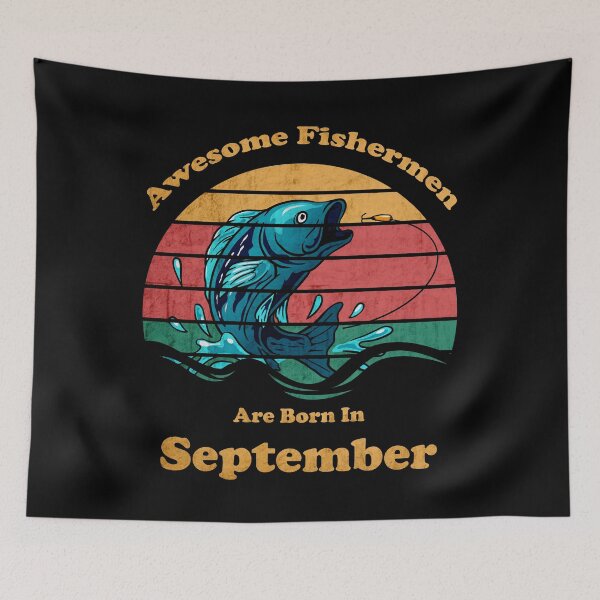 Item preview, Fishing Log Book Awesome Fisherman Are Born In September designed and sold by Thedoode.