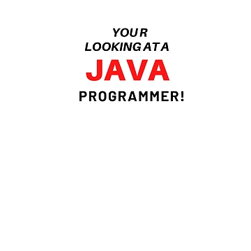 Artwork thumbnail, Looking at Java Programmer by fullstackdev25