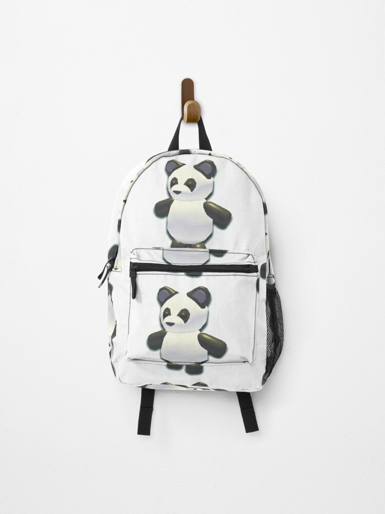 Panda Adopt Me Roblox Roblox Game Adopt Me Characters Backpack By Affwebmm Redbubble - panda game roblox