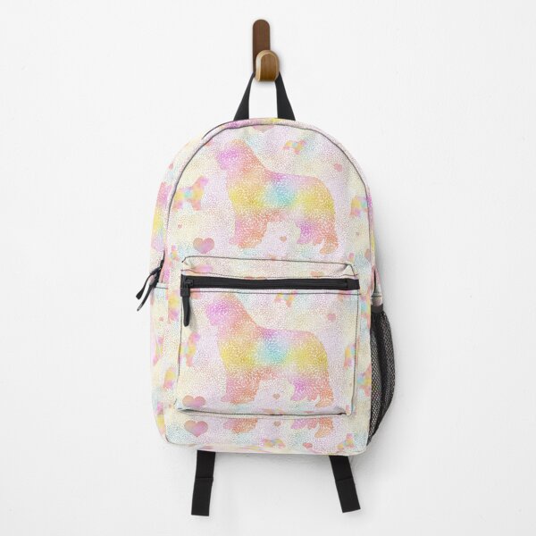Fancy Dahlia Newfie Pattern Backpack