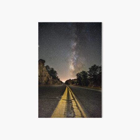 Milky Way in The Dells Art Board Print