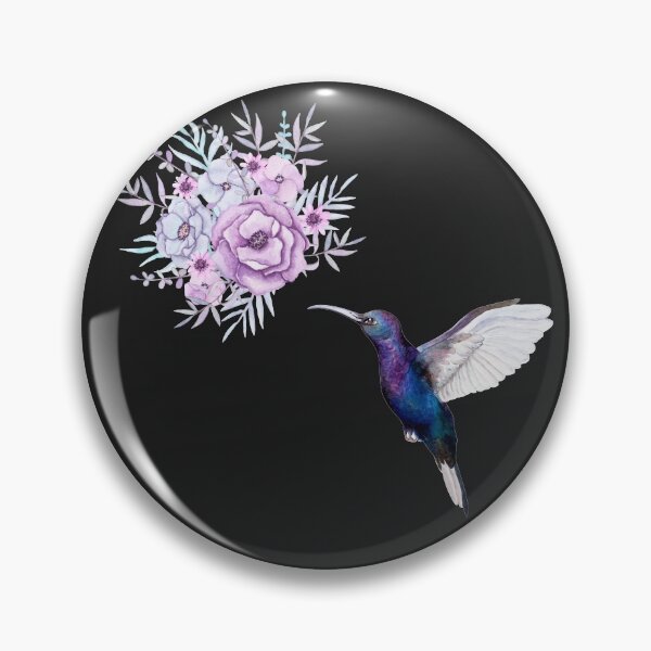 Item preview, Hummingbird Lilac Flowers Design designed and sold by KatesFunnyArt.