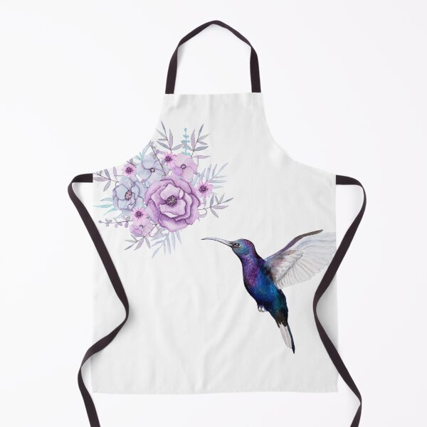 Item preview, Hummingbird Lilac Flowers Design designed and sold by KatesFunnyArt.