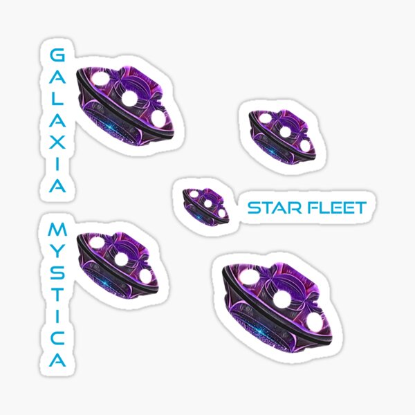 Galaxia Mystica Star Fleet Official Member Design Sticker