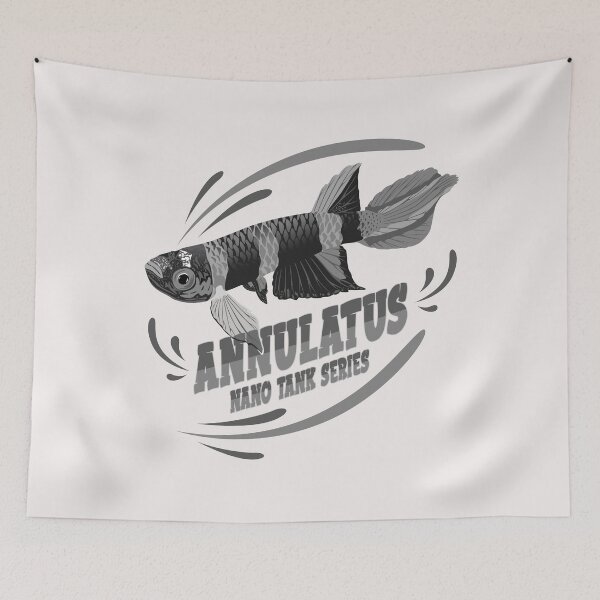 Item preview, Clown Killi Epiplatys annulatus Nanotank Nanofish Aquascape Ornamental Aquarium Fish Gift b/w designed and sold by TheAplus.