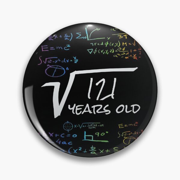 Item preview, Funny 11th Birthday Math Design - Square Root of 121 : 11 Years Old designed and sold by Designamics.