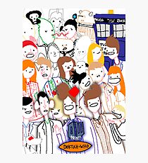 Paint Doktah Who Poster Photographic Print