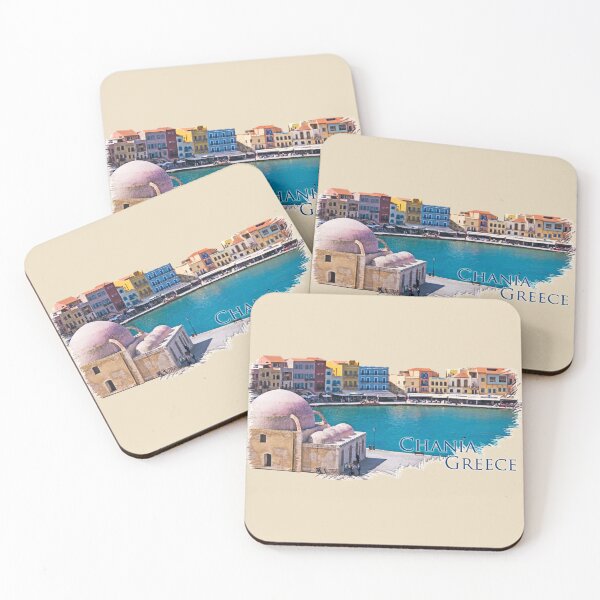 Item preview, Chania, Greece: Venetian Harbor designed and sold by Rae Tucker Photography & Designs.