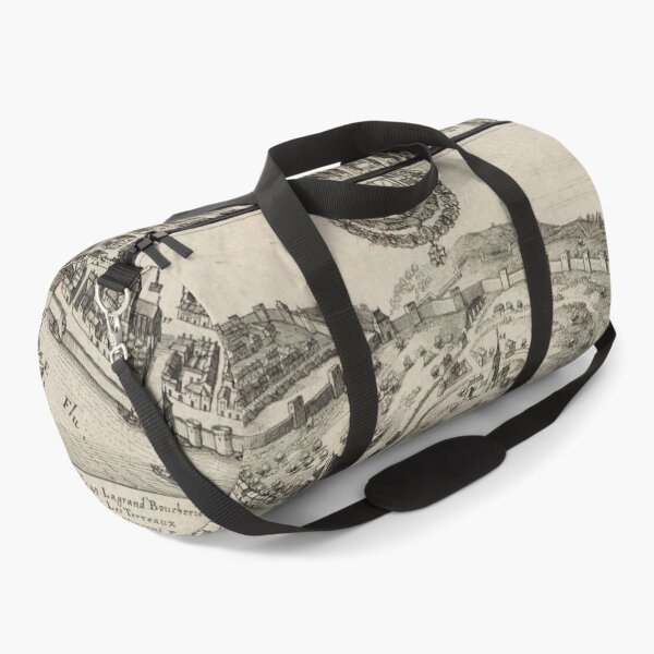 Item preview, Vintage Map of Lyon France (1600s) designed and sold by BravuraMedia.