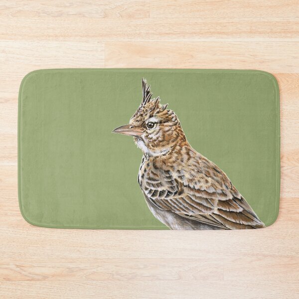Item preview, Crested Lark in gouaches designed and sold by Elena Casiglio.