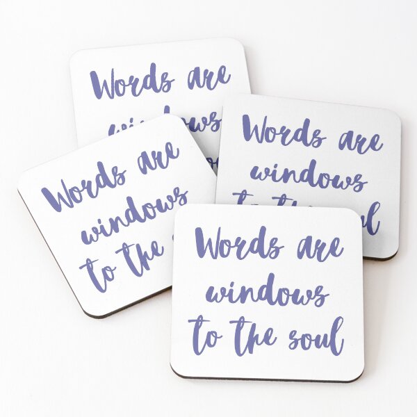 Item preview, Words are windows to the soul designed and sold by EnlightParis.