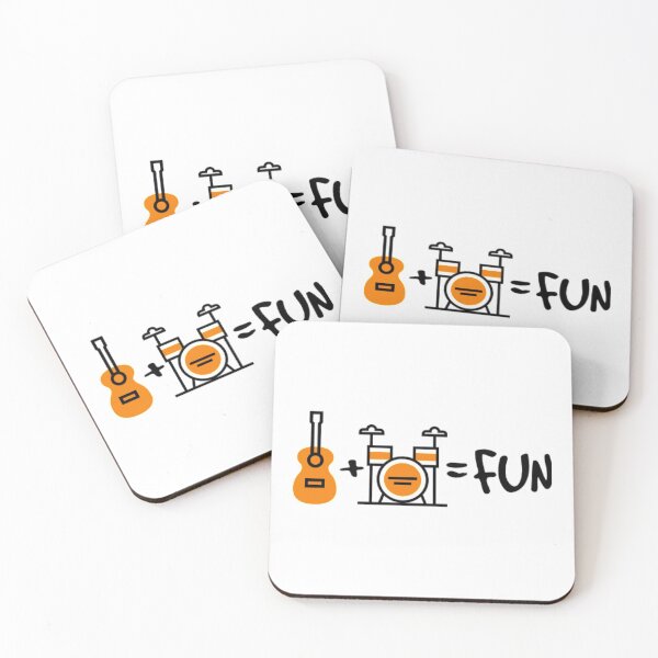 Item preview, Guitar + Drums = Fun designed and sold by EqualsFun.
