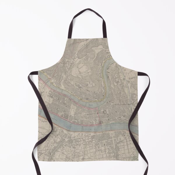 Item preview, Vintage Lyon France Map (1871) designed and sold by BravuraMedia.