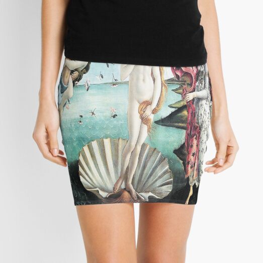 Birth of venus botticelli Mini Skirt new in dresses skirts Female clothing
